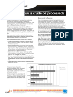 How Is Crude Oil Processed?: Background Sheet