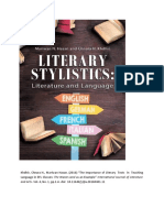 Literary Stylistics Literature and Language