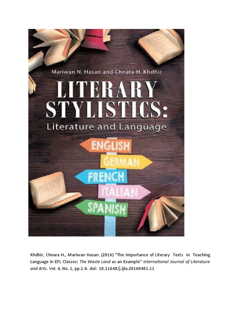 Literary Stylistics Literature and Language | PDF