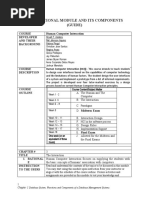 Instructional Module and Its Components (Guide) : Course Human Computer Interaction Developer and Their Background