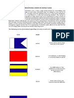 International Codes of Signal Flags