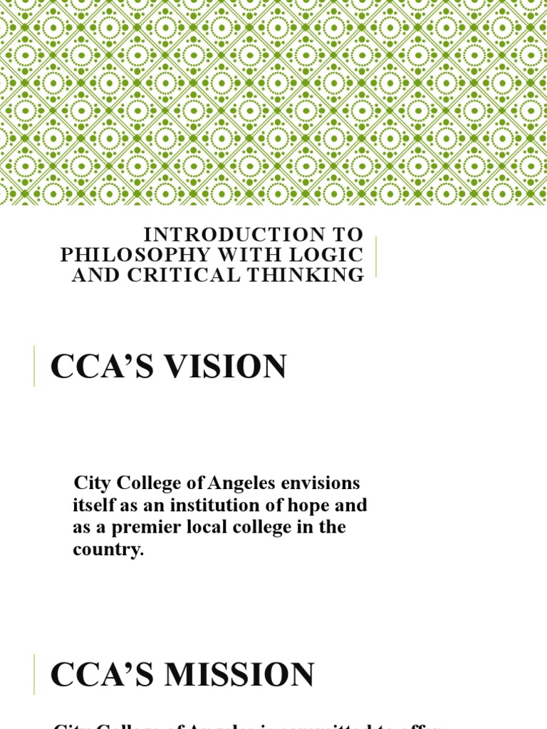 Intro to Philosophy & Logic | PDF | Reason | Wisdom