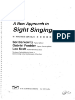 A New Approach to Sight Singing