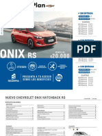 Ficha Tecnica Comercial Onix Rs