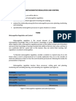 Module 1B - Metacognitive Regulation and Control