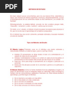 Download METODOS DE ESTUDIO by Hamilton Palacio Tamayo SN51710849 doc pdf