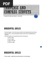 CE101-1 - 7. Traverse and Compass Surveys