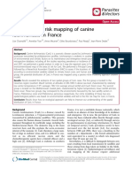 Environmental Risk Mapping of Canine Leishmaniasis in France