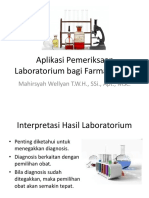 Aplikasi Pemeriksaan Laboratorium Bagi Farmasi Klinik