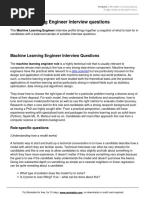 Machine Learning Engineer Interview Questions