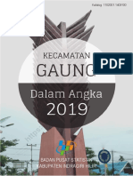 Kecamatan Gaung Dalam Angka 2019