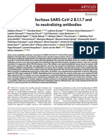 Sensitivity of Infectious Sars-Cov-2 B.1.1.7 and B.1.351 Variants To Neutralizing Antibodies