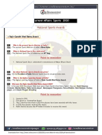 Current Affairs For WBCS 2020 PDF