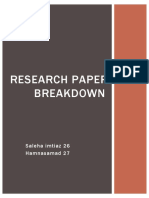 Research Paper Breakdown
