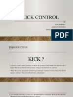 Kick Control: BY: Naga Ramesh D. Assistant Professor Petroleum Engineering Dept. Klef