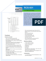 RCS-931 Line Differential Relay