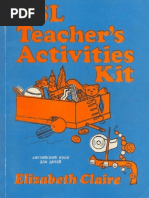 English Teaching Resources Esl Teacher's Activities Kit By Elizabeth Claire