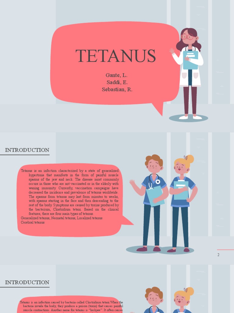 Tetanus Case PDF Medicine Health Sciences
