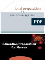 Educational Preparation: Mrs. Debajani Sahoo