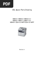 OEL Spare Parts Drawing: MB441/MB451/MB451w/ MB461/MB471/MB471w/ MB491/ES4161MFP/ES4191MFP