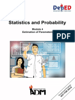 Signed Off Statistics and Probability11 q2 m4 Estimation of Parameters v3