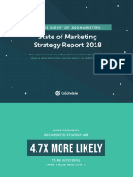 State of Marketing Strategy 2018