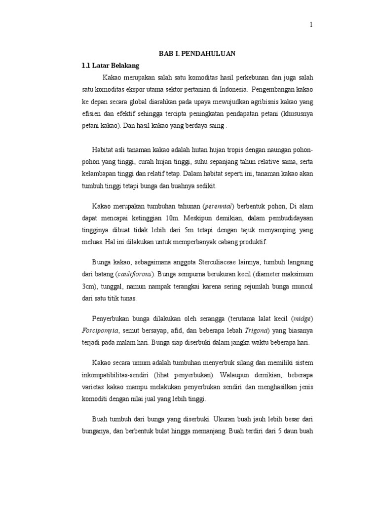 pENDAHULUAN PROPOSAL