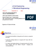 M.Tech. Structural Engineering: Department of Civil Engineering