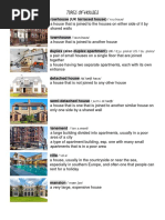 Buildings Vocabulary Word List | PDF | Buildings And Structures