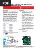 75-V/10-A Protected Full-Bridge Power Stage Reference Design For Bipolar Stepper Drives