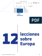 12 lecciones sobre Europa