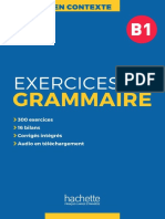 En Contexte - Exercices de Grammaire B1