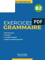 En Contexte - Exercices de Grammaire B2