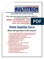 Mobile Repairing Course: What Will You Learn in This Course?