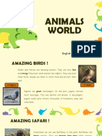 Animals World: English, 16th March 2021