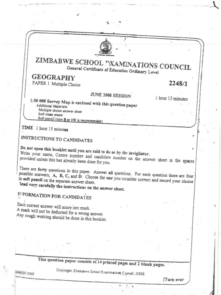 Geo Olevel Green Book PDF