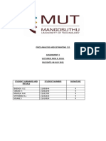 Price and Analysis &estimating Ass 1