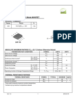 P-Channel Enhancement Mode MOSFET: Product Summary