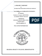 A Project Report: Submitted in Practical Fulfillment of SAMBALPUR UNIVERSITY, 6th Semester