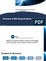 Overview of 280 Group Products & Services: Optimal Product Management and Product Marketing