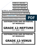 Grade 12-Neptune: Distribution and Retrieval of Modules