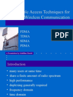Multiple Access Techniques For Wireless Communication: Fdma Tdma Sdma Pdma