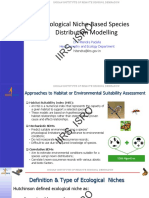 Ecological Niche-Based Species Distribution Modelling: Iirs, Isro