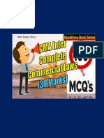 Commercial Law CMA Inter (100 MCQS)