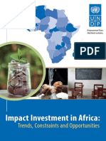 Impact Investment in Africa - Trends Constraints and Opportunities