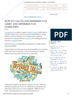 How To Calculate Deferred Tax Asset and Deferred Tax Liabilities - Your Finance Book