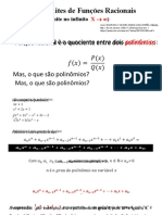 Semana 5 - Aula I (Limite de Funções Racionais)