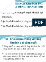 Chương 4 - Tầng Khuếch Đại Công Suất Dùng Transistor