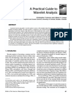 A Practical Guide To Wavelet Analysis: Christopher Torrence and Gilbert P. Compo