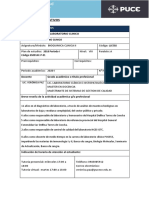 Sílabo Bioquímica Clínica II 2020 II